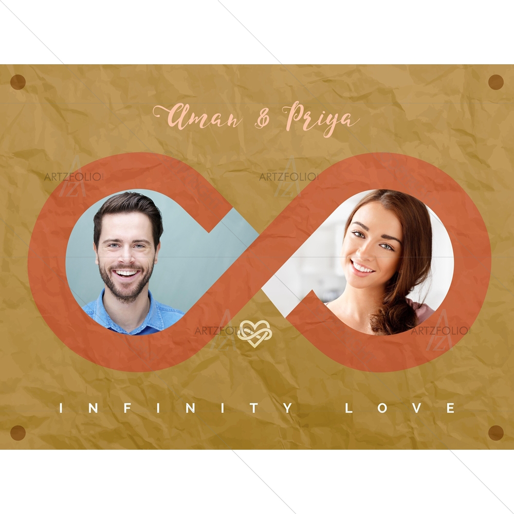 Love & Life Till Infinity — custom-size art design 5009128