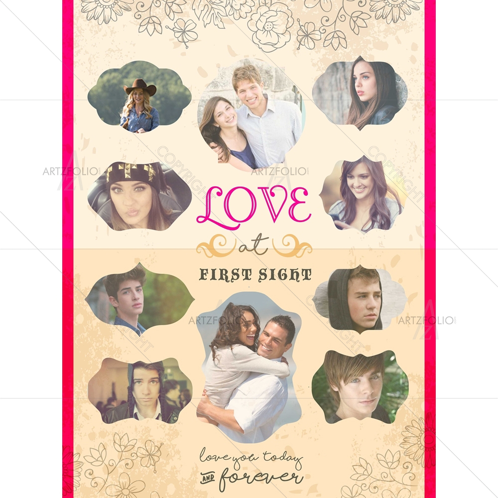 Love at First Sight — Friends custom art by ArtzFolio