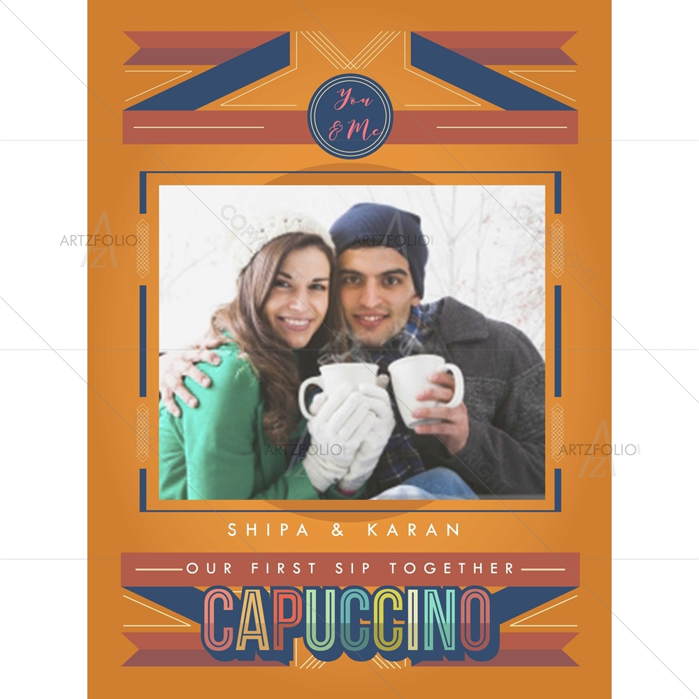 My First Coffee — custom-size art design 5009137