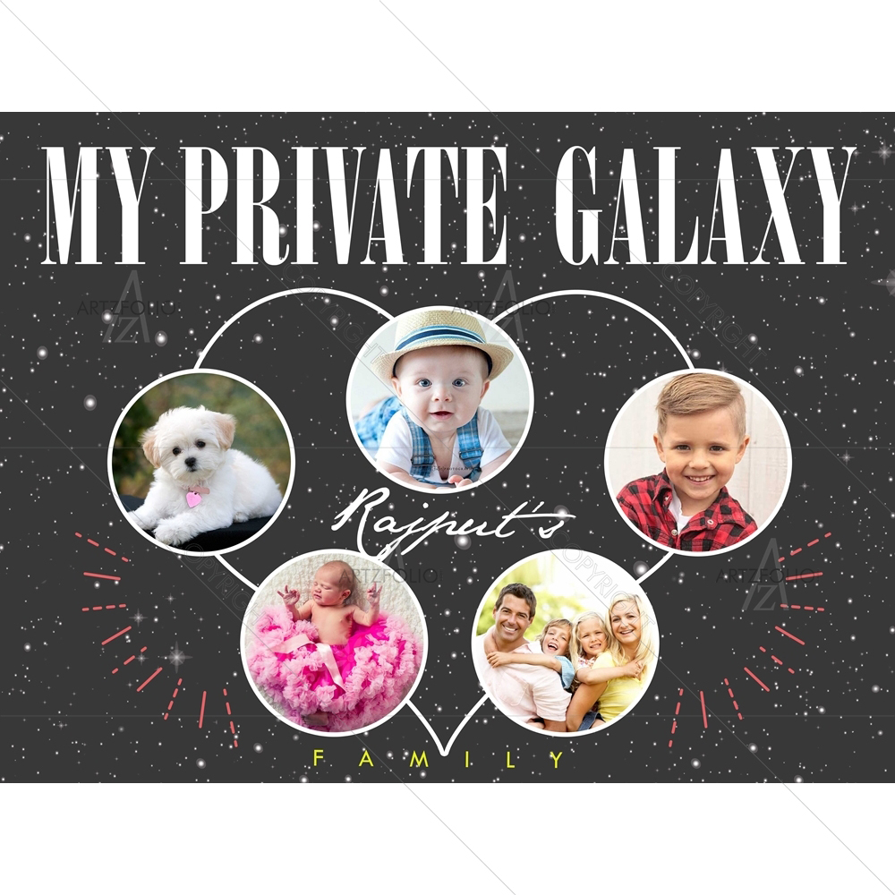 My Private Galaxy — Collages custom art by ArtzFolio