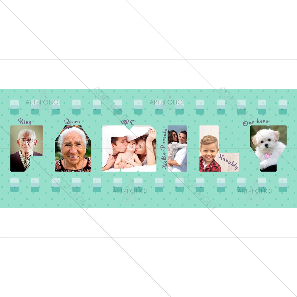 One Big Family — custom-size art design 5009144