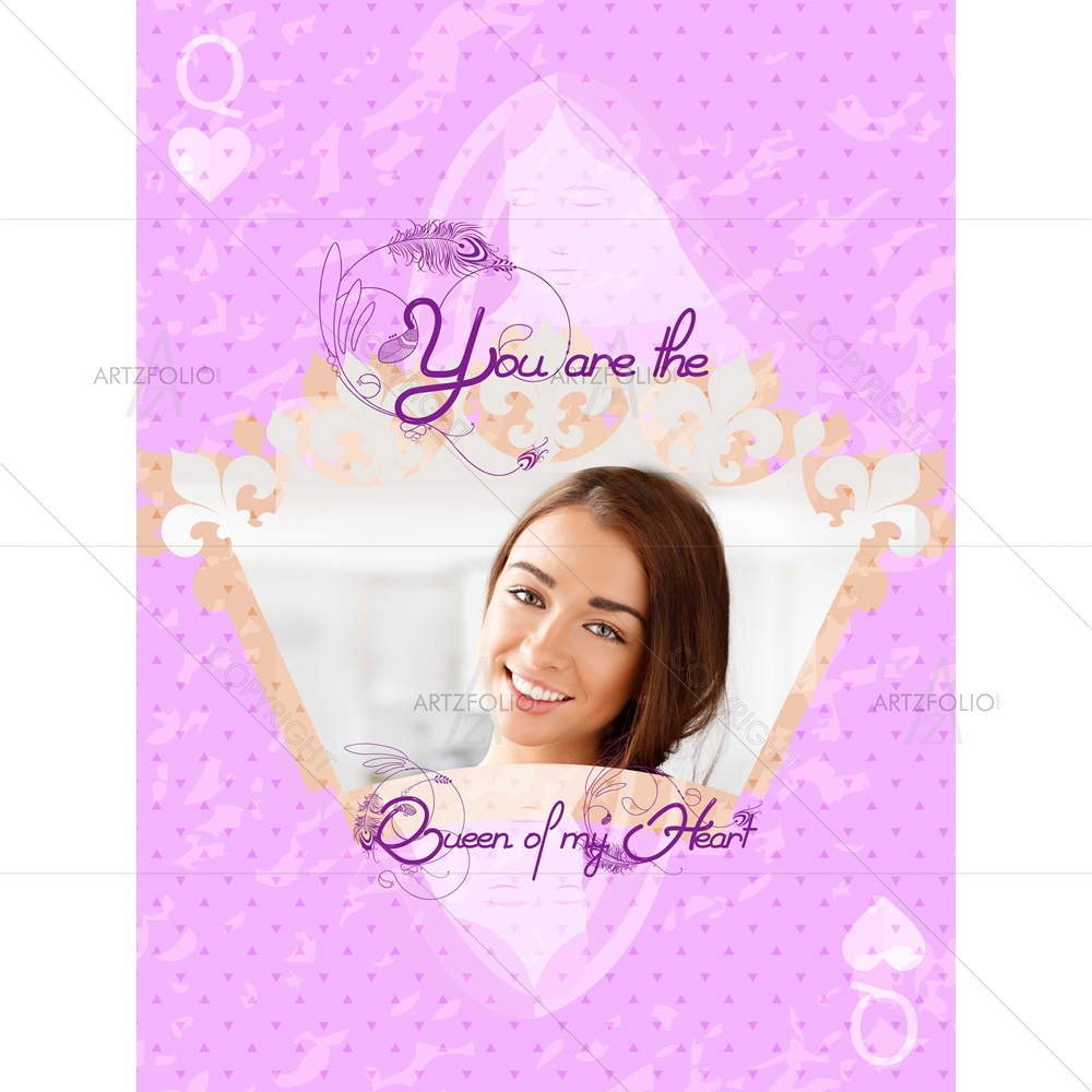 Queen of My Heart — custom-size art design 5009157