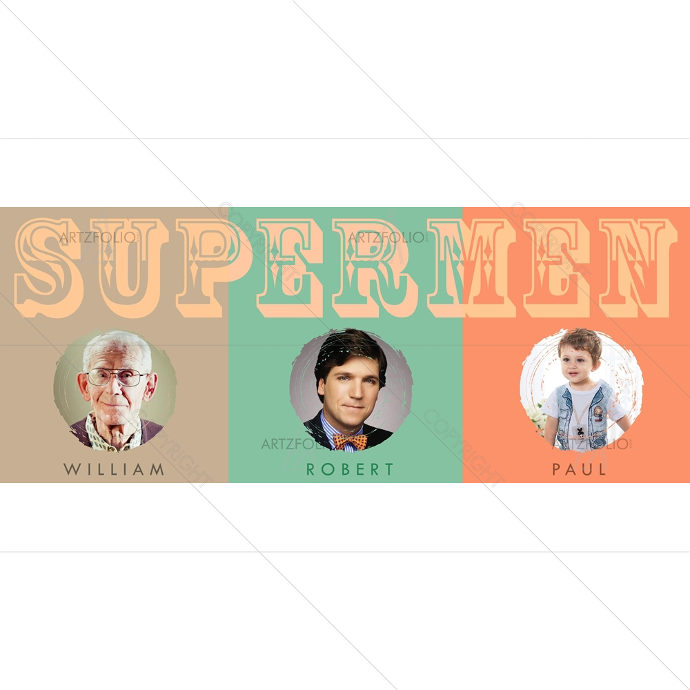 Supermen — custom-size art design 5009167