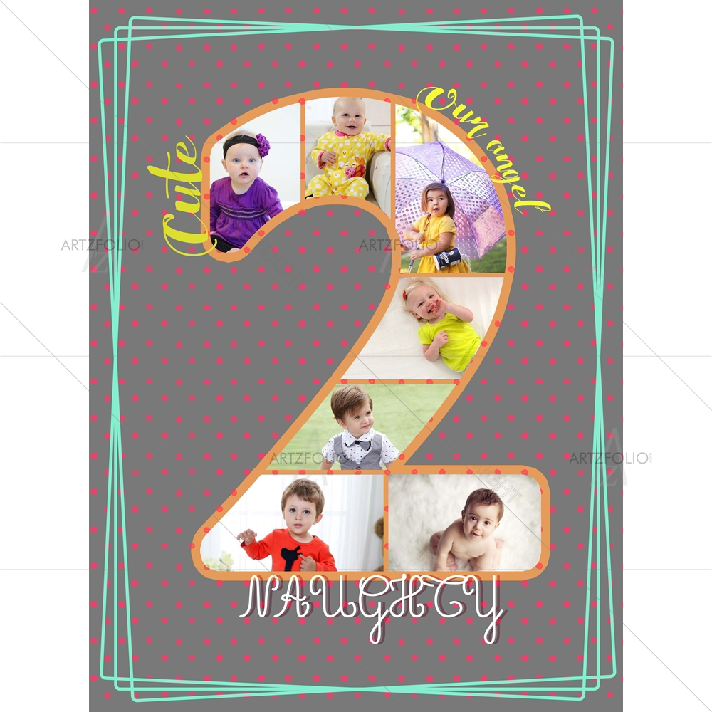 Two 2 Years Bonding — custom-size art design 5009176