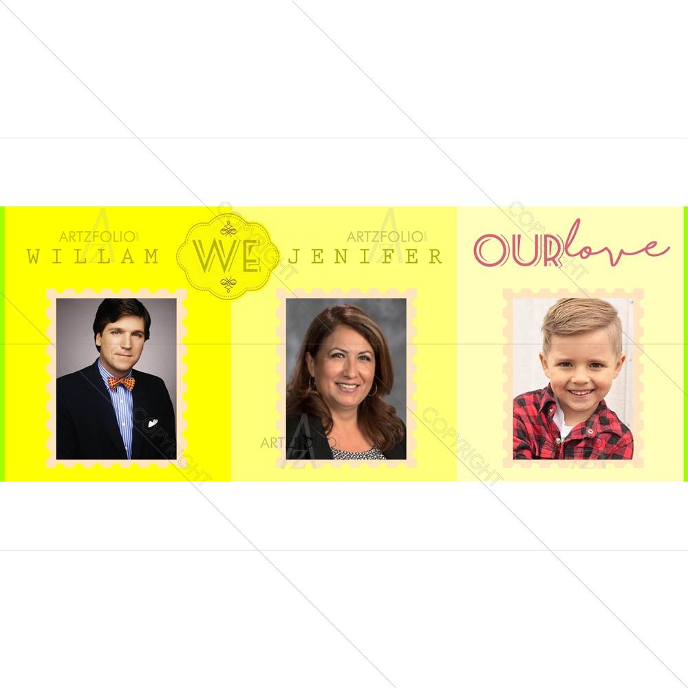 We & Our Family Love — custom-size art design 5009177