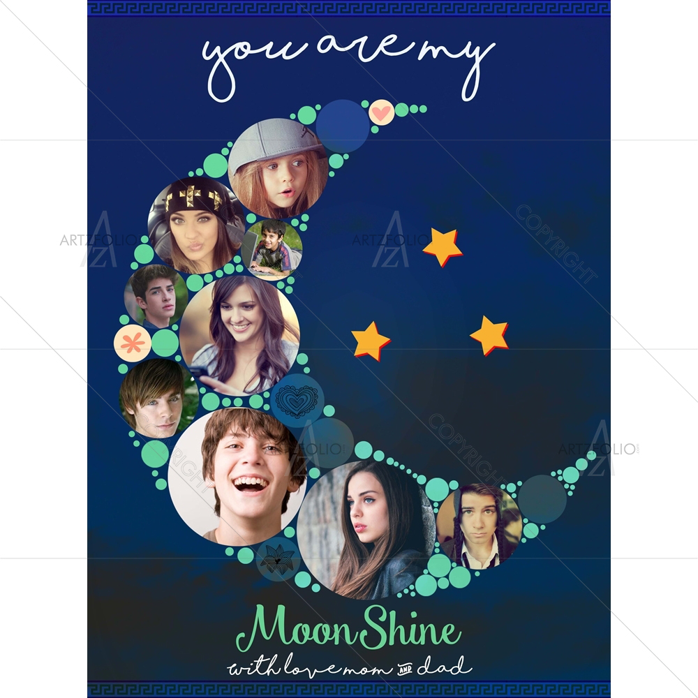 You Are My Moon Shine — custom-size art design 5009180