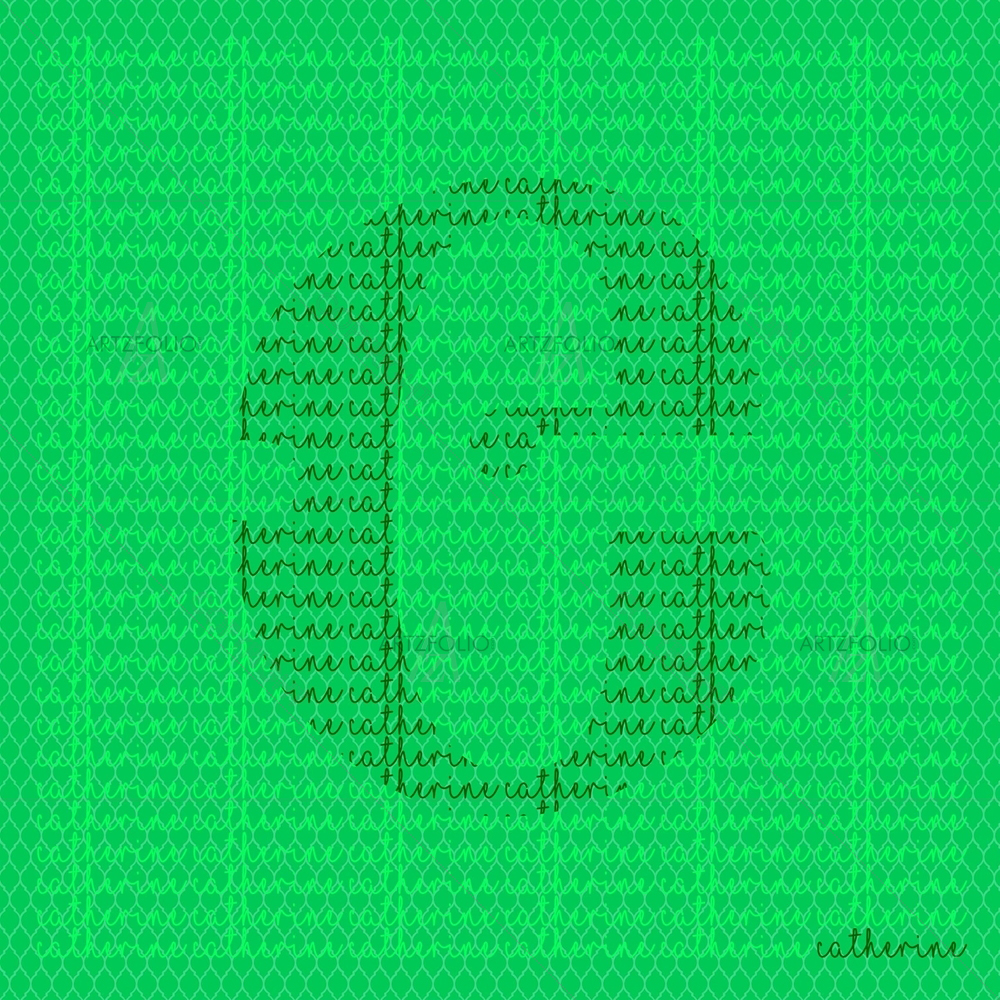 Background Name for Letter C — custom-size art design 5009197