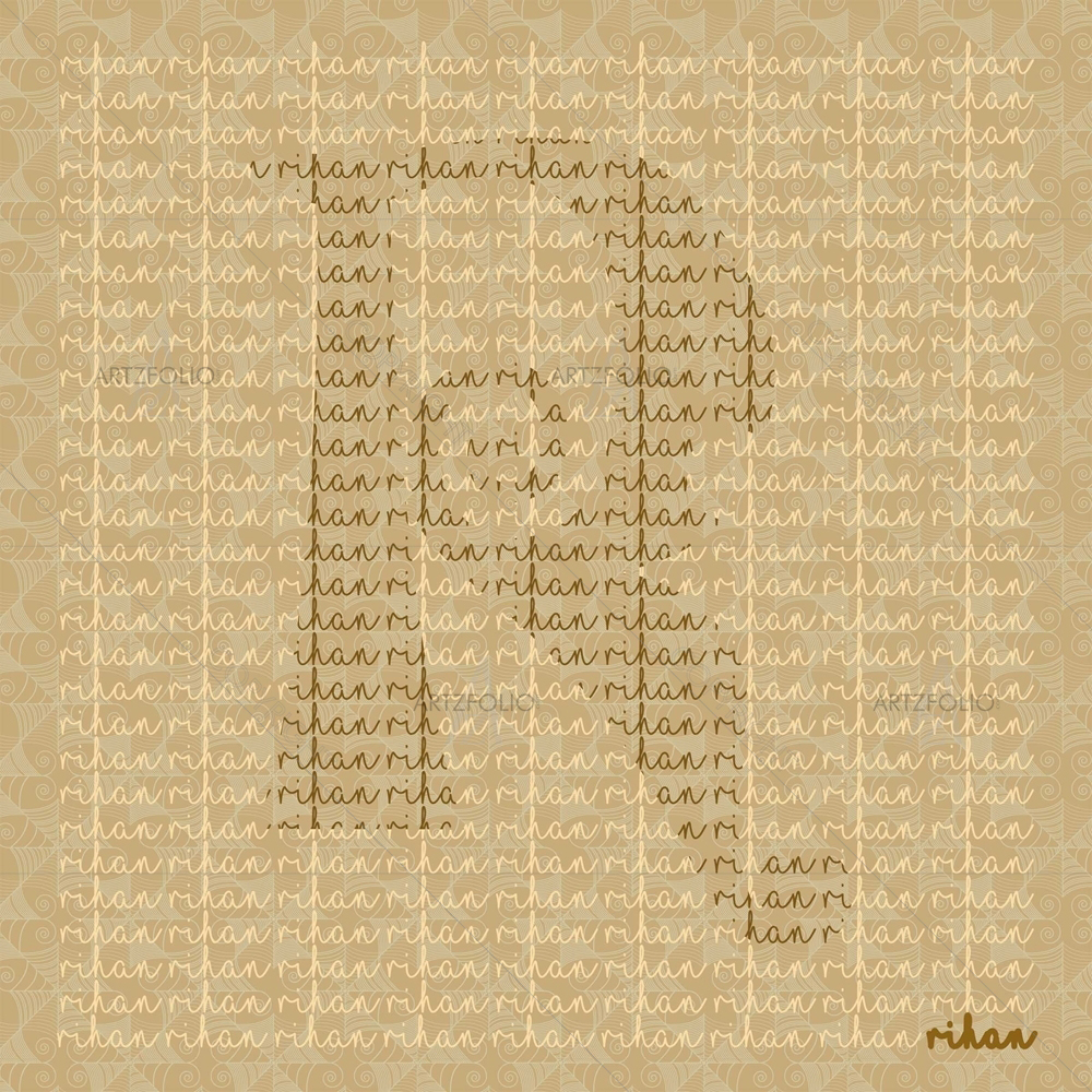 Background Name for Letter R — Kids & Nursery custom art by ArtzFolio