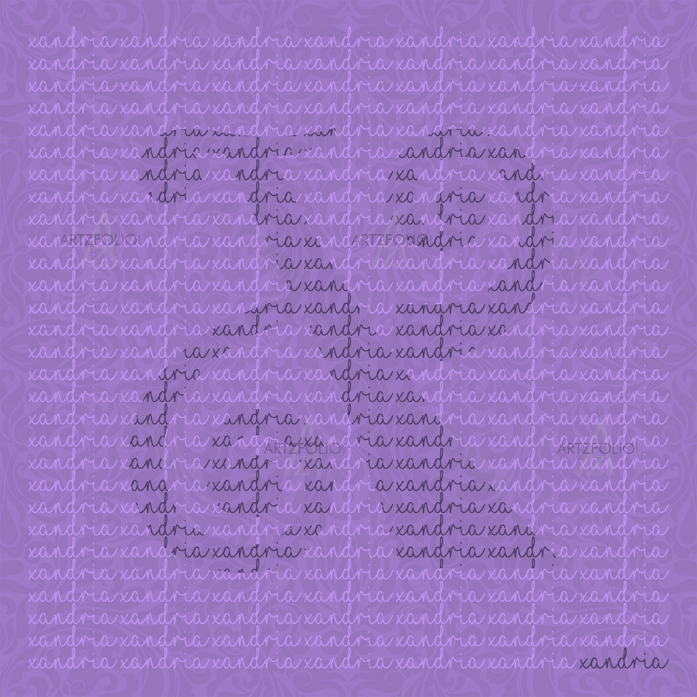 Background Name for Letter X — custom-size art design 5009218