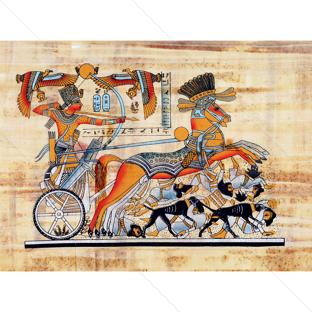 Egyptian Papyrus D2 — Devotional custom art by ArtzFolio