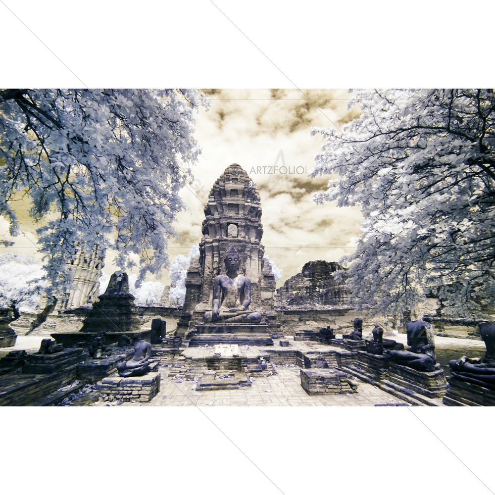 Ancient Ayudthaya Historical Park, Thailand D2 — custom-size art design 5009295