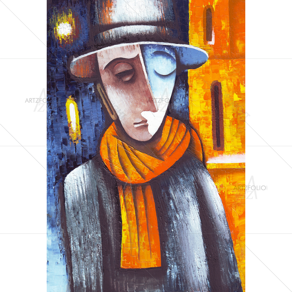 Sad Man — custom-size art design 5009310