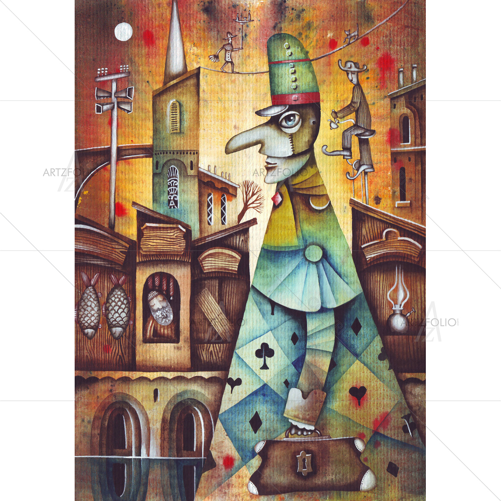 Doctor in the City — custom-size art design 5009313
