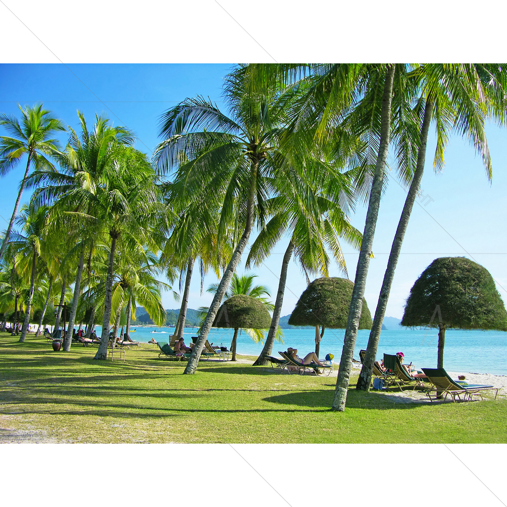 Cenang Beach, Malaysia — custom-size art design 5009326