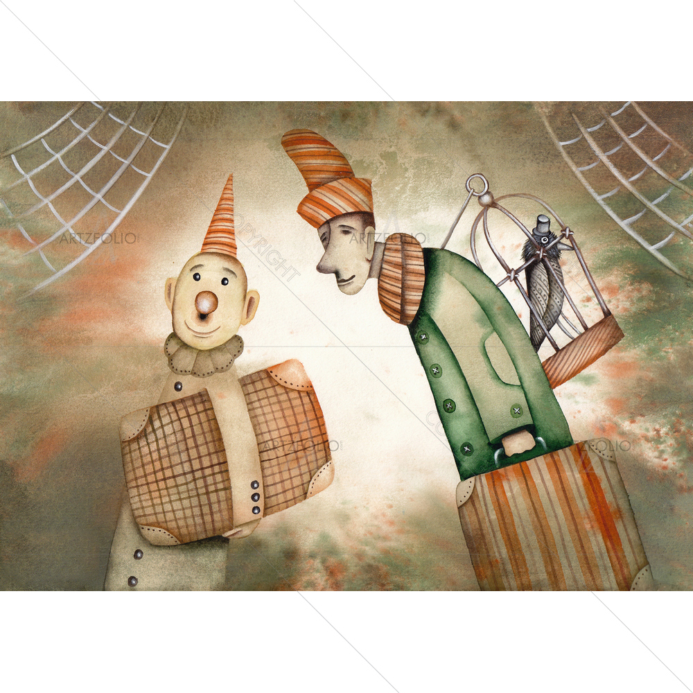 Clowns — custom-size art design 5009334
