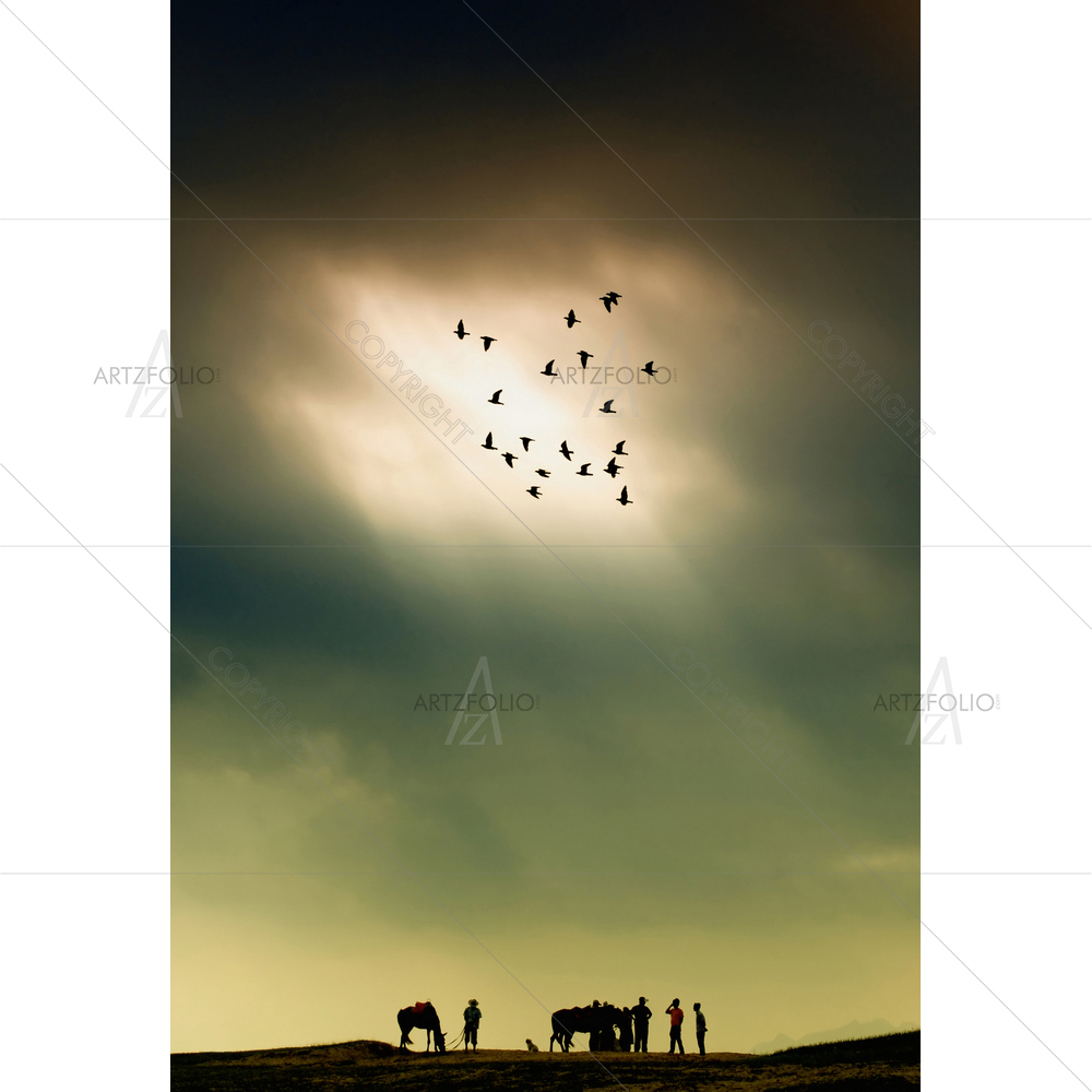 People and Nature — custom-size art design 5009335