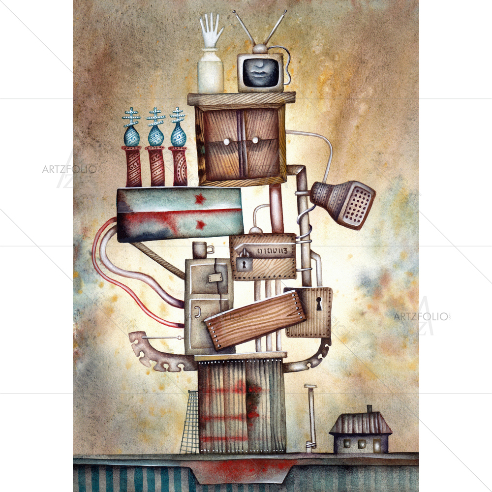 Allegory of the Power — custom-size art design 5009342