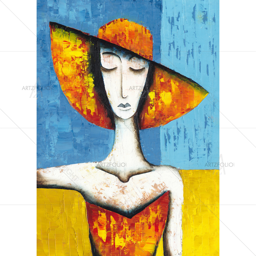 Retro Lady — Ancient custom art by ArtzFolio