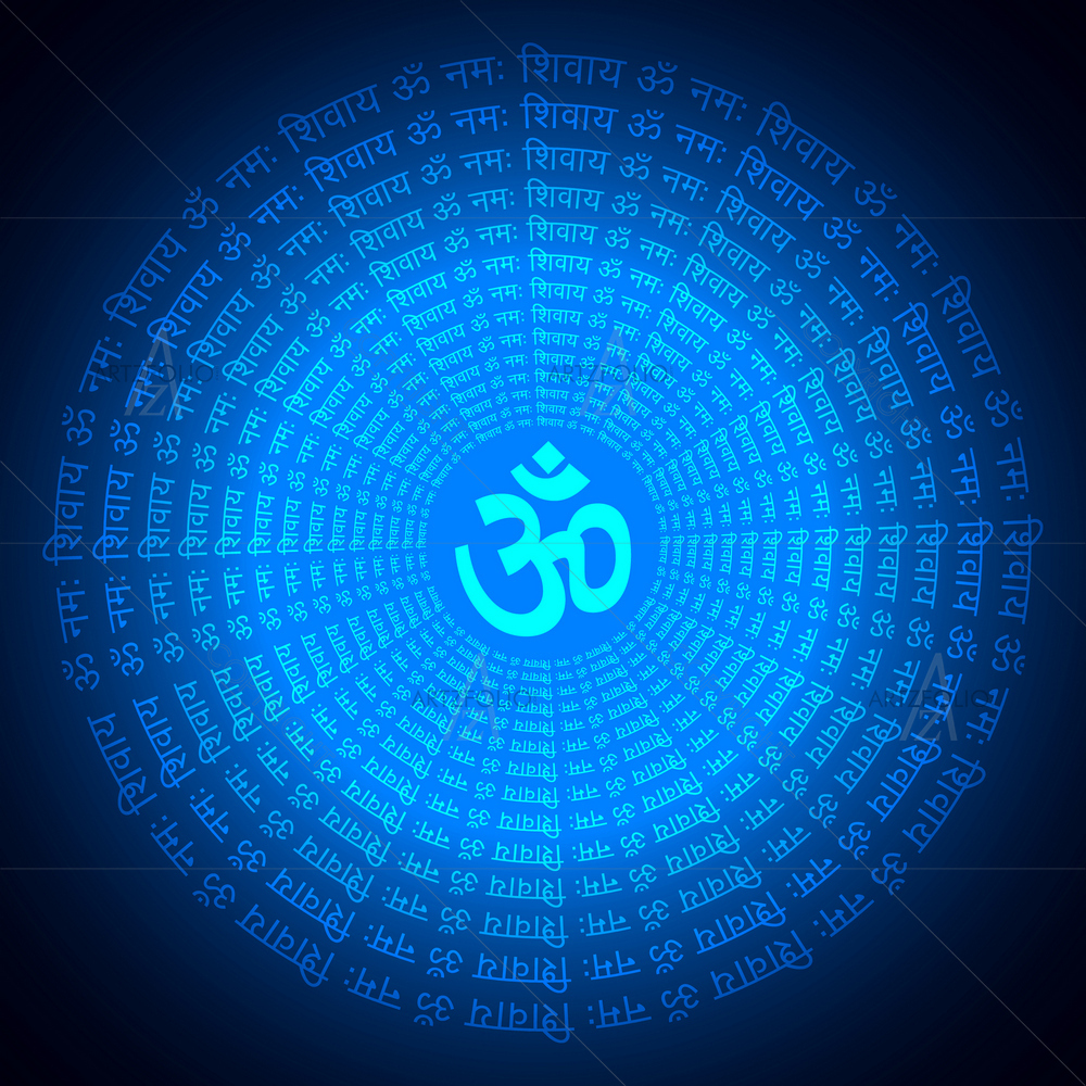 Spiritual Om — custom-size art design 5009353