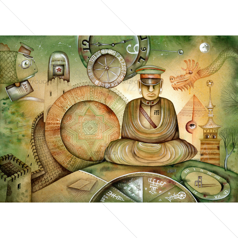 Allegory of Asian Communism — Devotional custom art by ArtzFolio