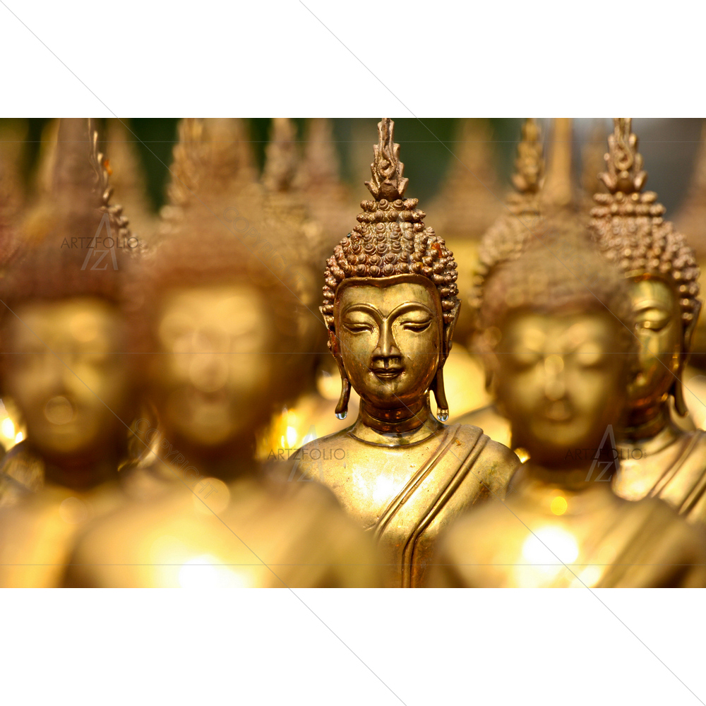 Lord Buddha Portrait, Thailand, Asia — custom-size art design 5009361