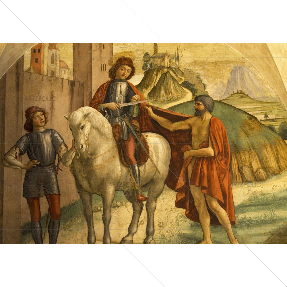 Mural Bottega, Domenico Ghirlandaio — custom-size art design 5009379