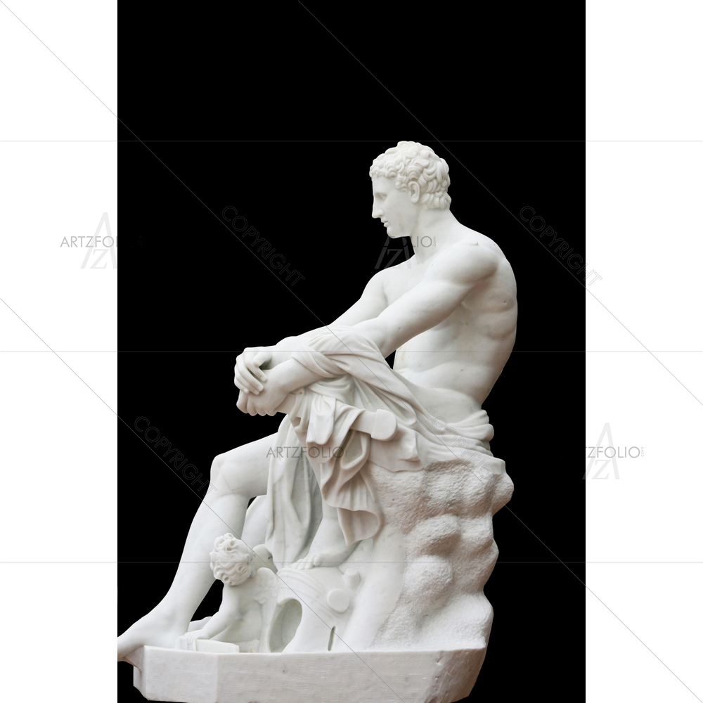 Greek God Portrait — custom-size art design 5009381