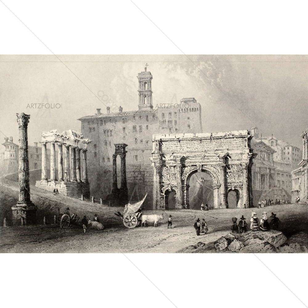 Roman Forum, Italy — custom-size art design 5009384