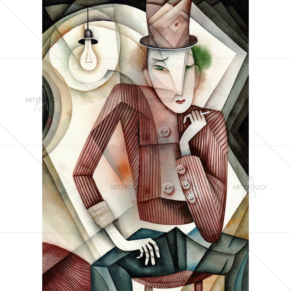 Circus Clown — custom-size art design 5009389