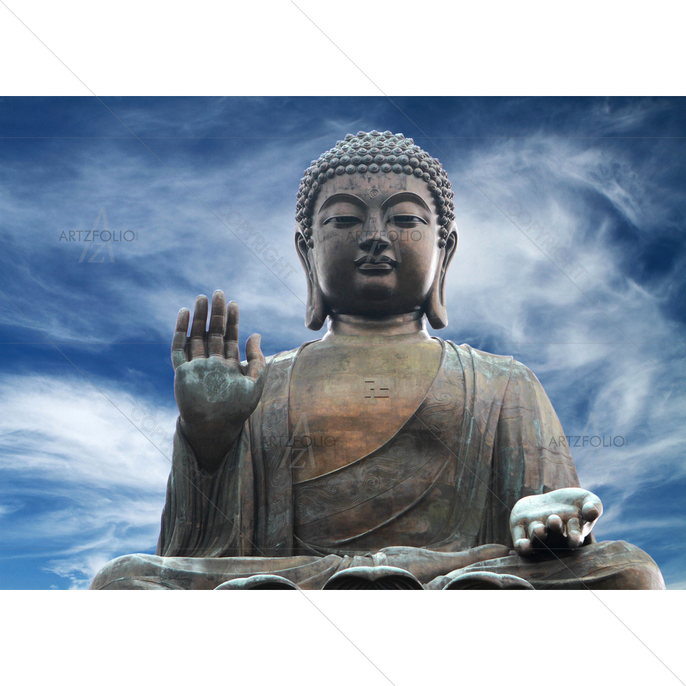Tian Tan Lord Buddha, Hong Kong — Devotional custom art by ArtzFolio