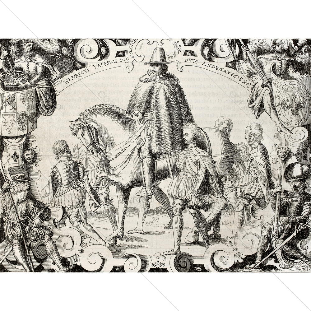 Henri III of France in Polish Costume — custom-size art design 5009417