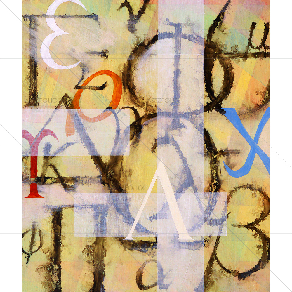 It's All Greek to Me, Clive Watts — Abstract custom art by ArtzFolio