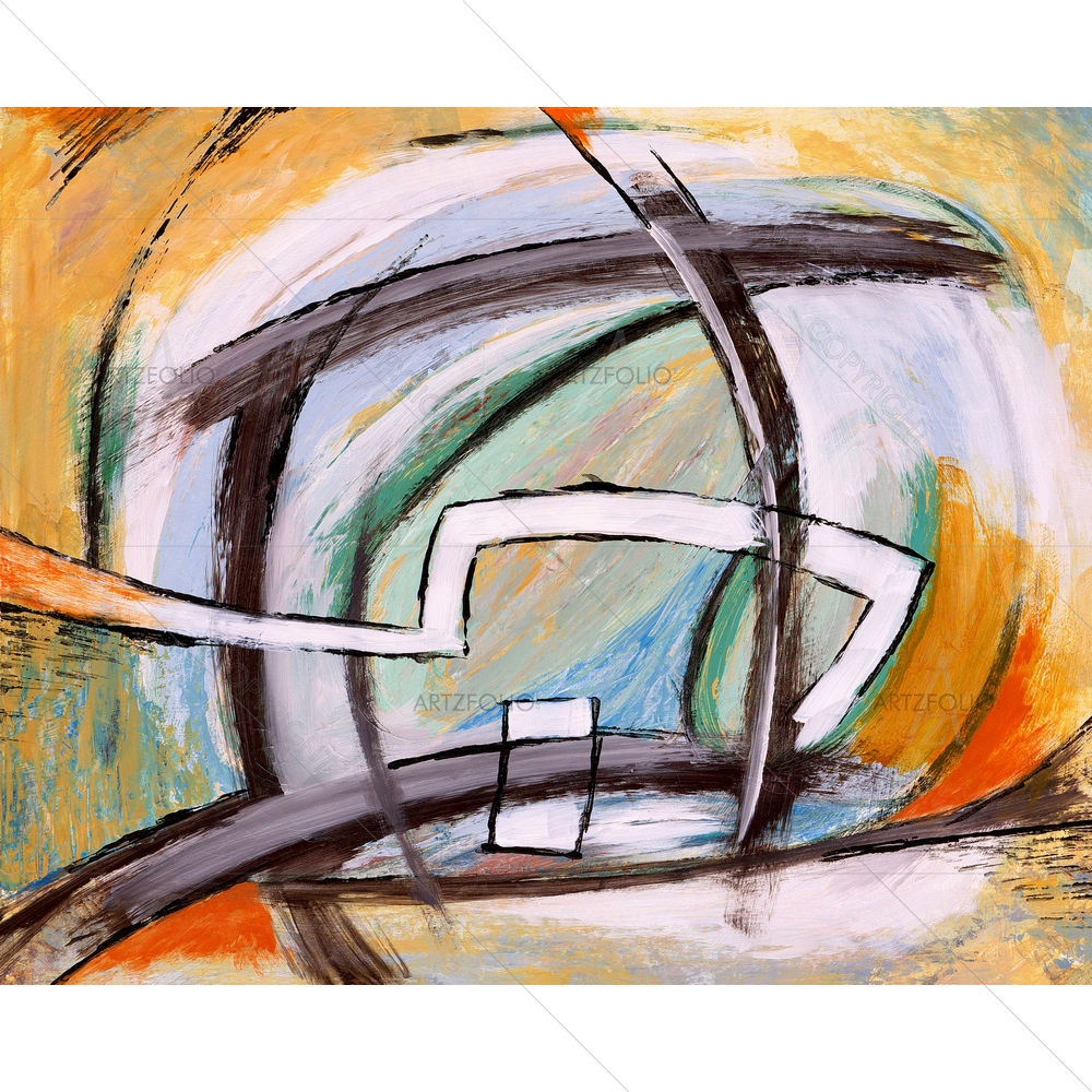 Abstract Swirly Art — custom-size art design 5009429