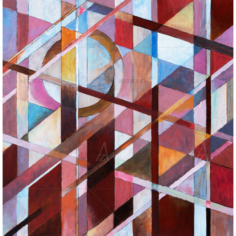 Abstract Diagonals — custom-size art design 5009430