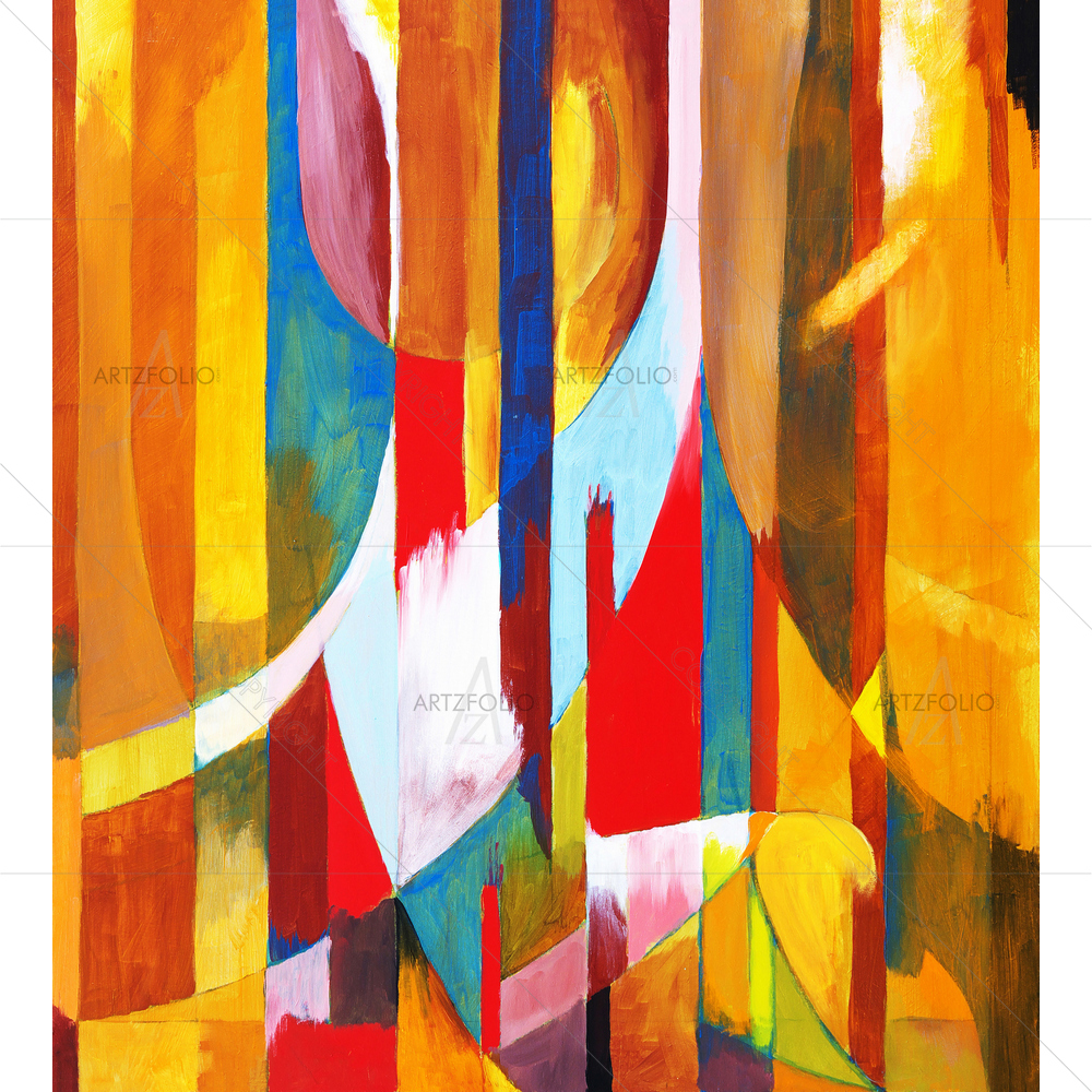 Abstract Arcs & Columns — Abstract custom art by ArtzFolio