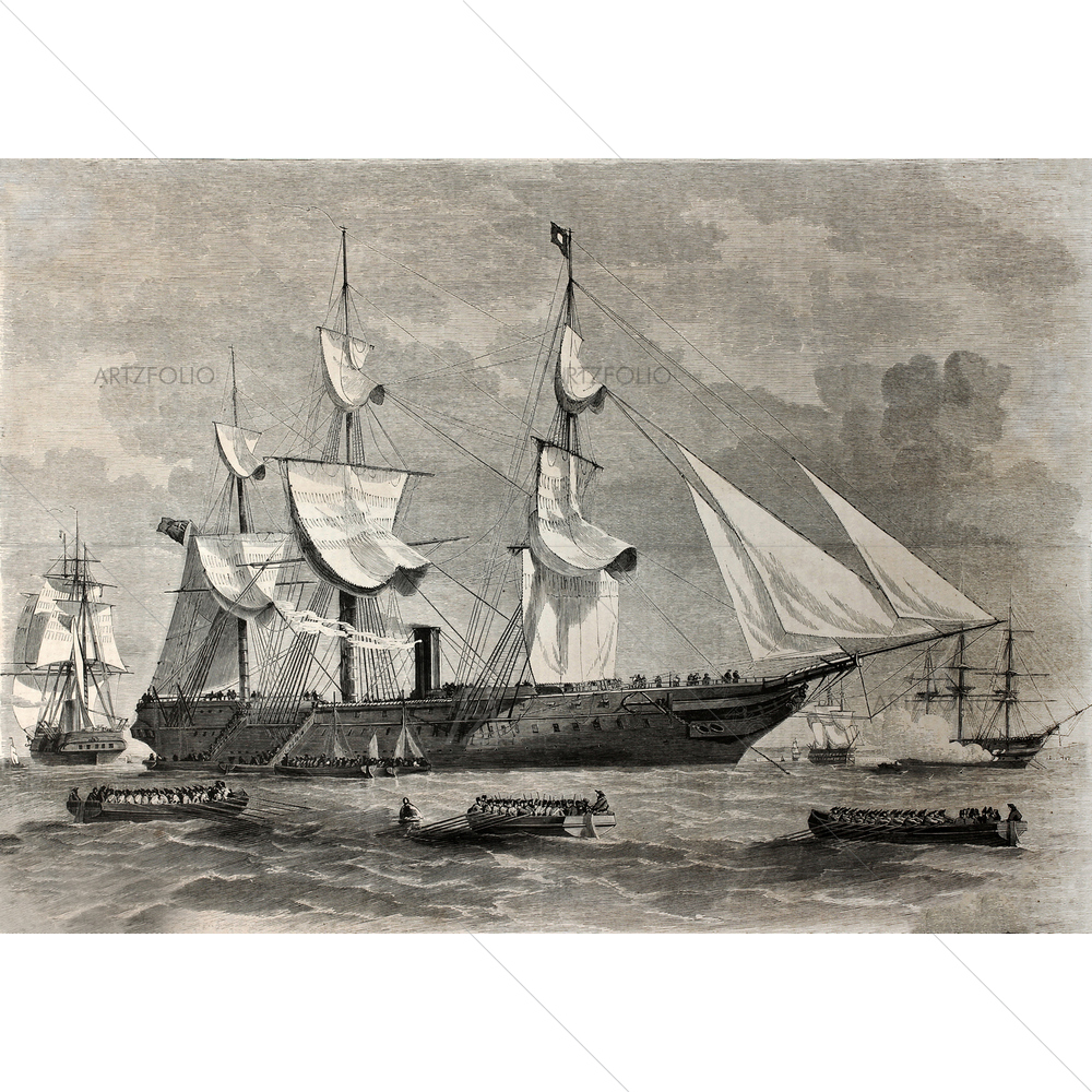 Troops Boarding Spithead, England — English art