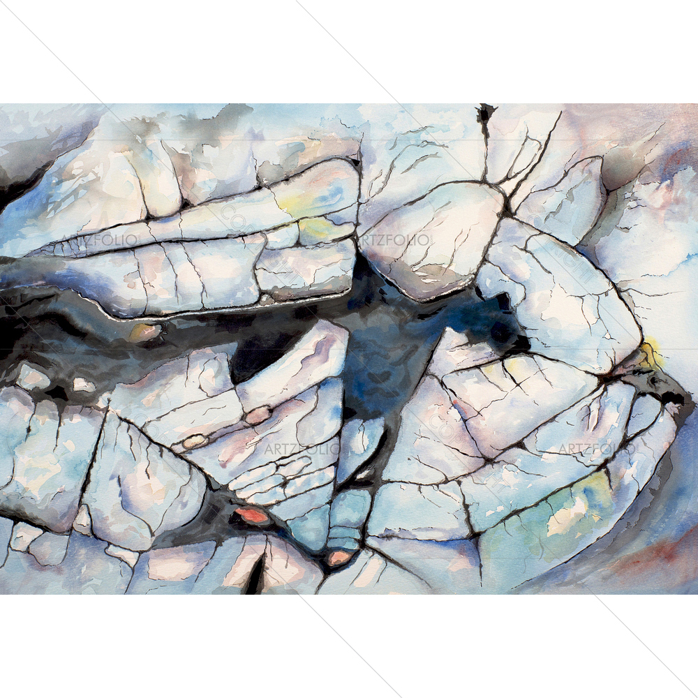 Coastal Rock Pool — custom-size art design 5009453
