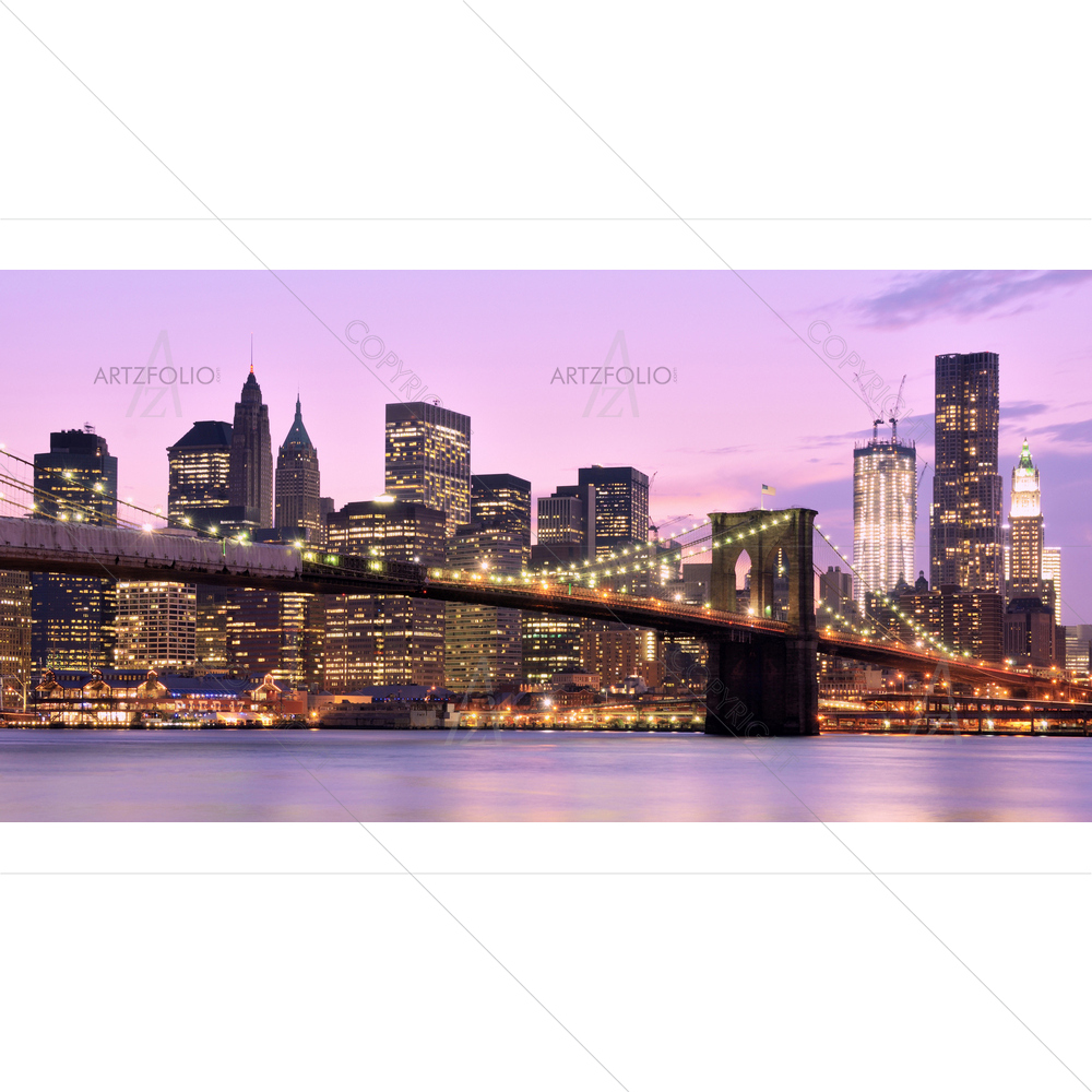 Brooklyn Bridge, New York City — custom-size art design 5009456