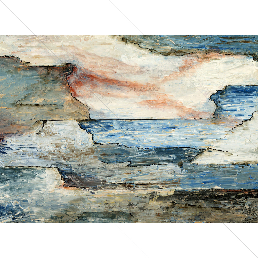 Abstract Landscape D1 — Abstract custom art by ArtzFolio