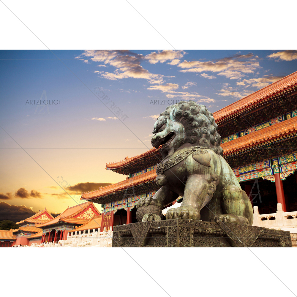 Forbidden City, Beijing, China — custom-size art design 5009464