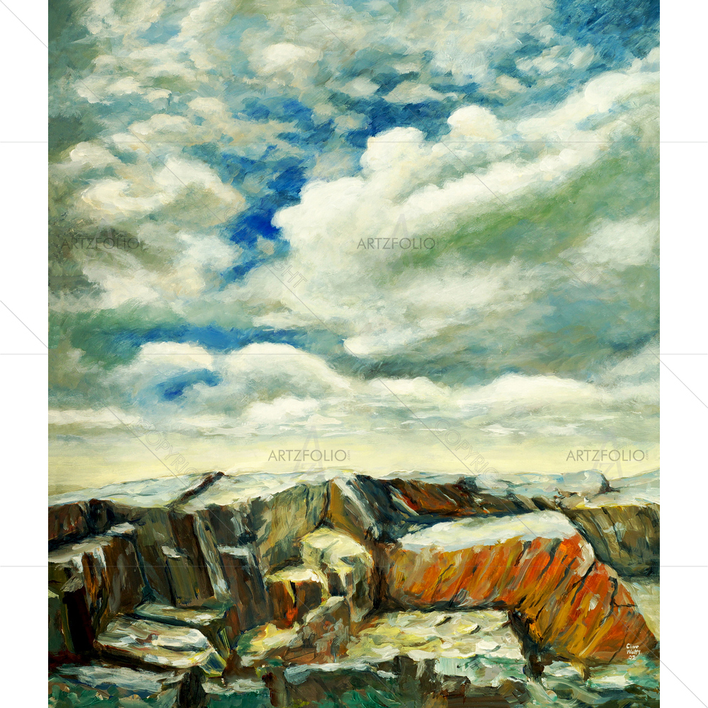 Rocks and Sky — Books custom art by ArtzFolio