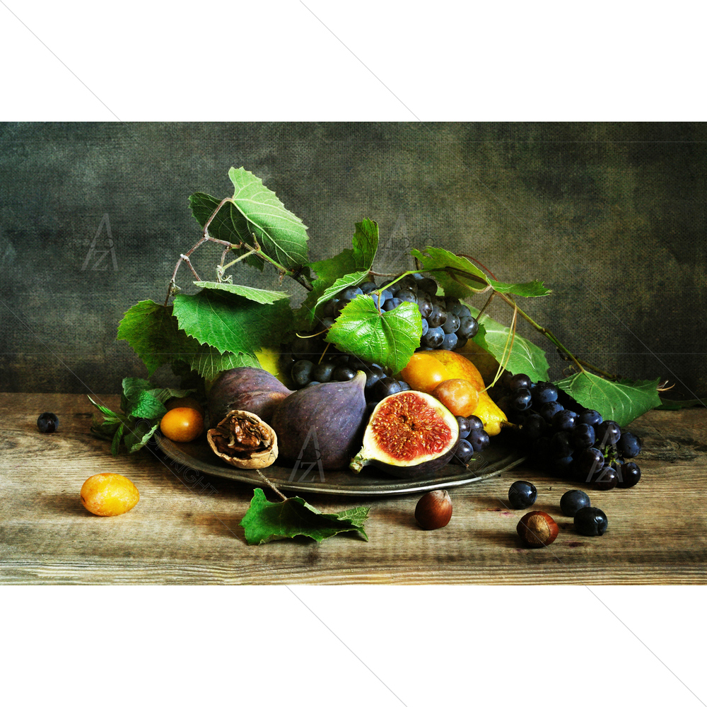Still Life with Figs D1 — custom-size art design 5009499