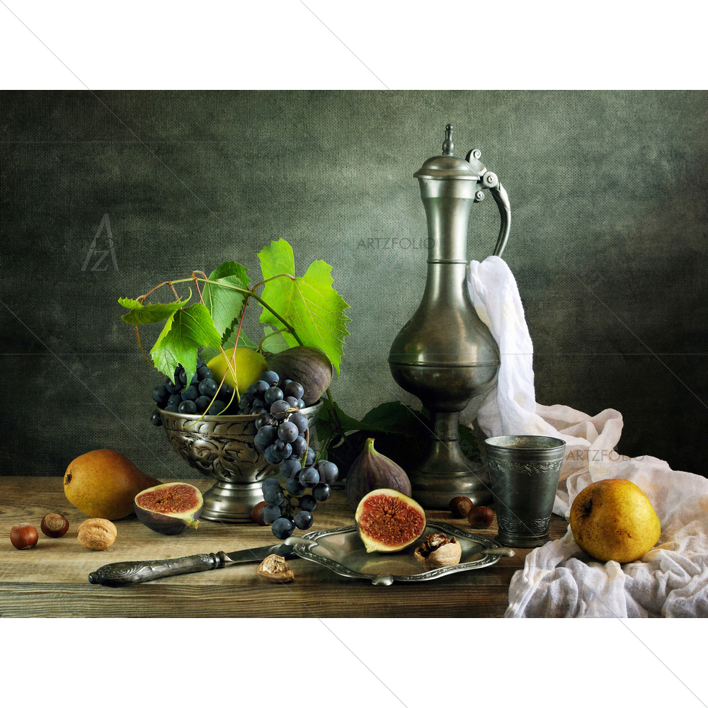 Still Life with Figs D2 — custom-size art design 5009500