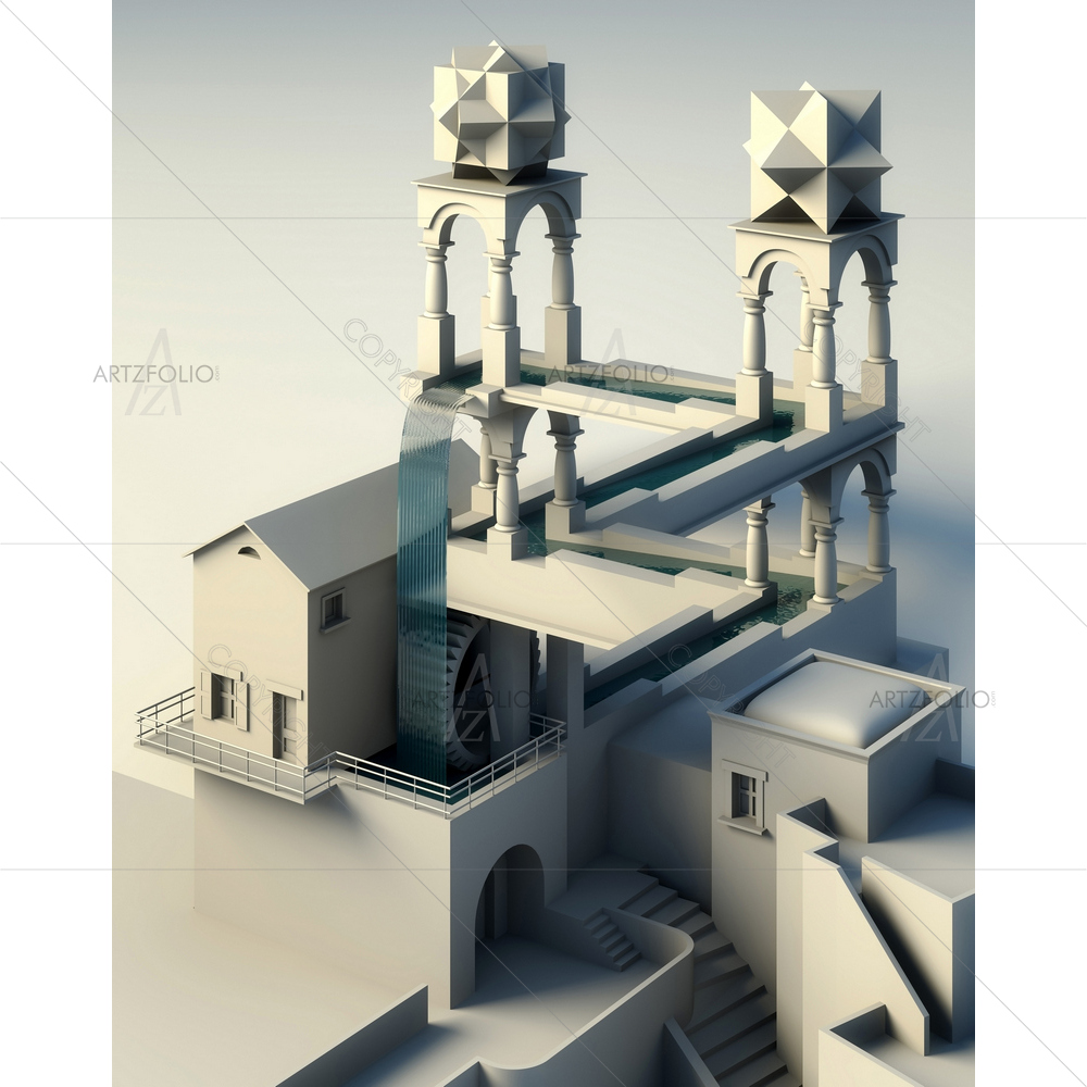 3D Illusion of Reality — custom-size art design 5009524