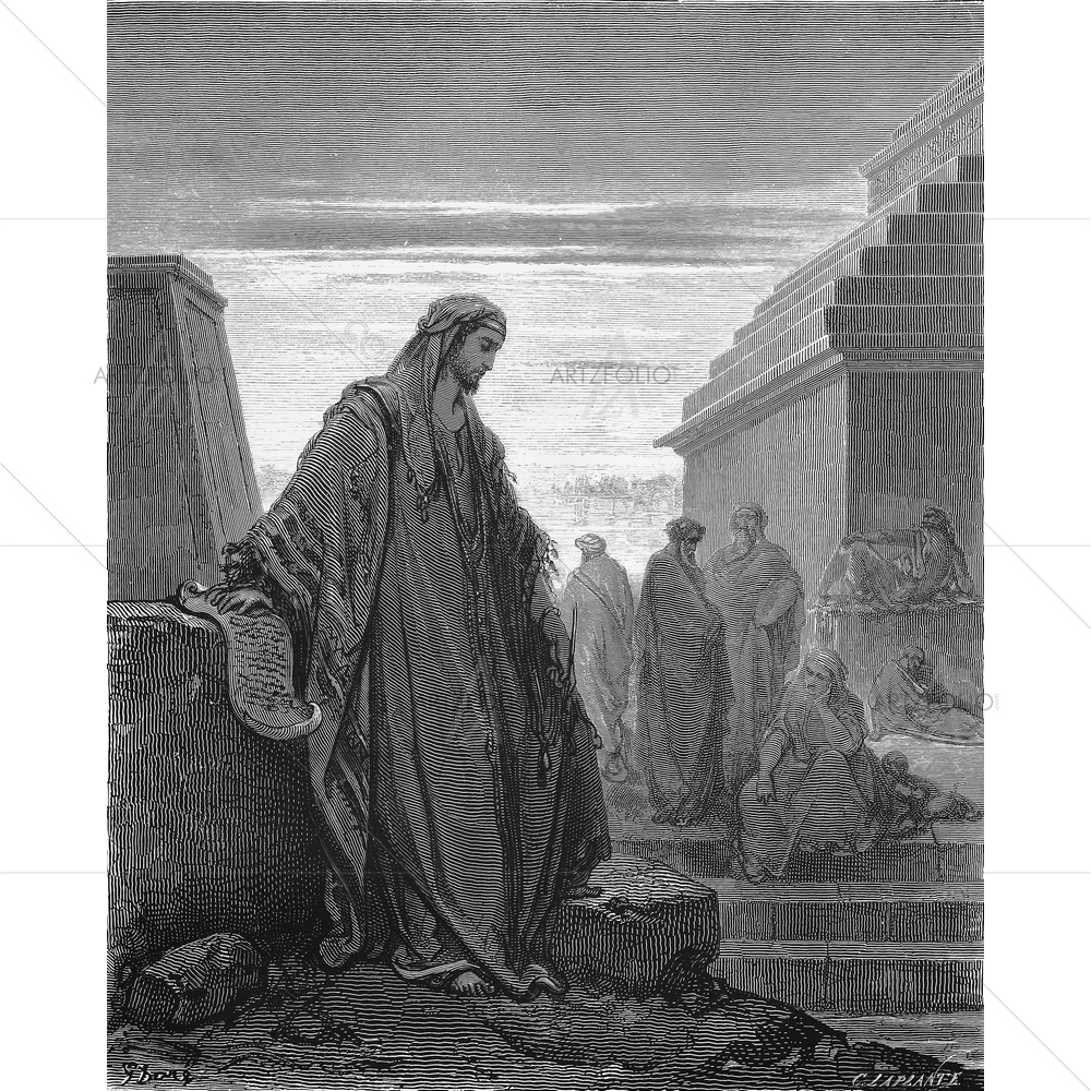 Daniel Holy Scriptures, Gustave Dore D1 — Devotional custom art by ArtzFolio