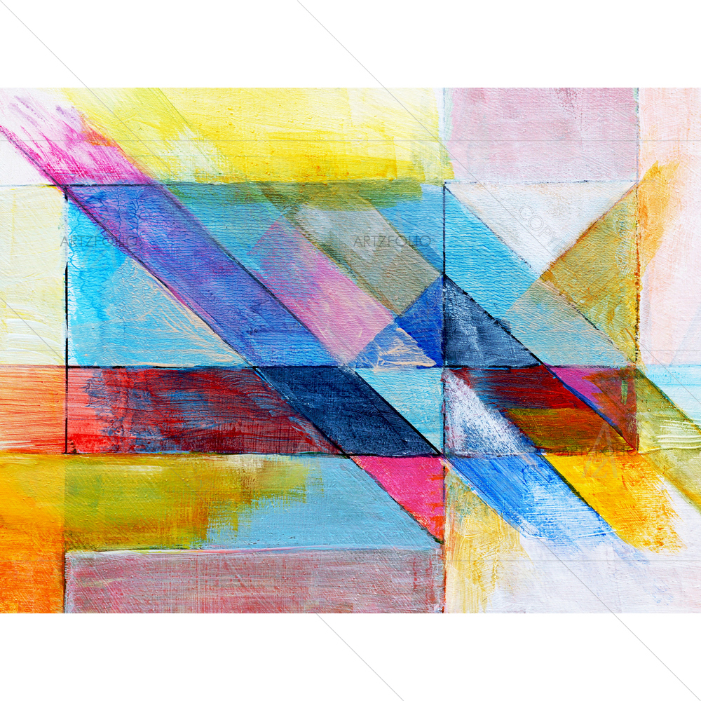 Colourful Abstract D1 — custom-size art design 5009543