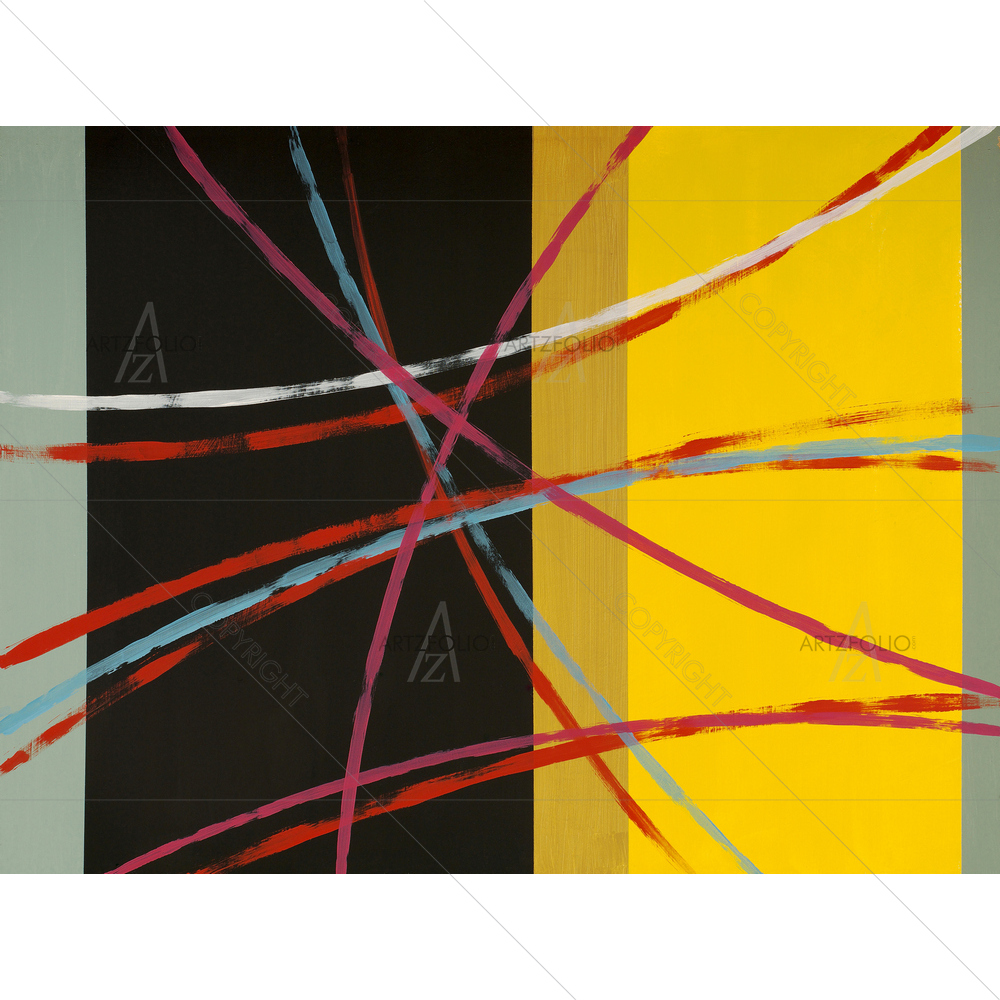 Abstract Arcs & Stripes — custom-size art design 5009544