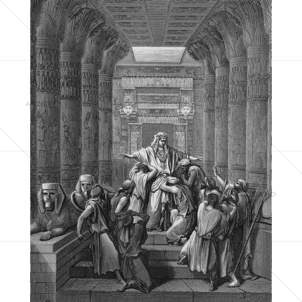 Joseph Holy Scriptures, Gustave Dore — custom-size art design 5009571