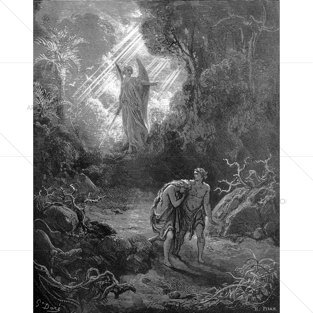 Sacrifices Holy Scriptures, Gustave Dore — custom-size art design 5009580