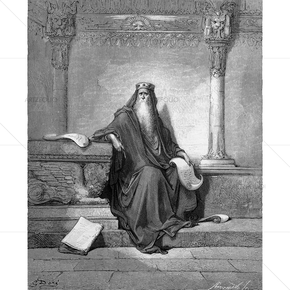 Solomon Holy Scriptures, Gustave Dore — custom-size art design 5009590
